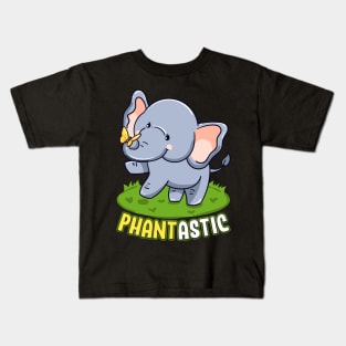 Phantastic Cute Animal Elephant Lovers Tee Elephant Lovey Kids T-Shirt